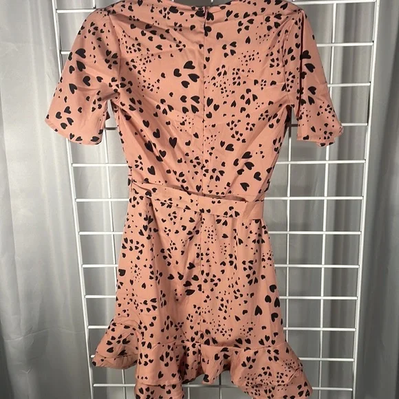 Wrap front mini dress - Picture 4 of 4